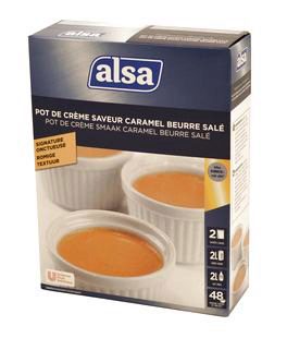 [05100344] POT CREME CARAMEL BEURRE SALE 660GR ALSA