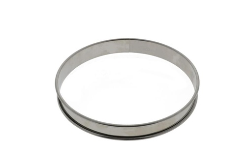 [51704124] MF INOX CIRKEL GEROLDE RAND Ø 12CM HT 2.7CM