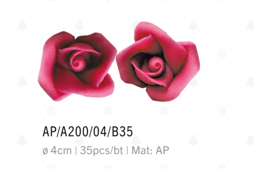 [08020611] MARSEPEIN ROOS FUCHSIA 5 BLOEMBLADEN 35 STUKKEN=DOOS