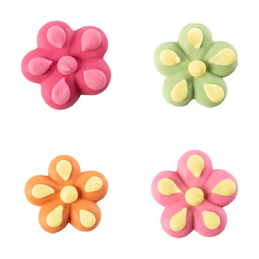 [08054265] 1051140 ASSORTIMENT FLEUR SUCRE 3CM 180 PCES ***S/CDE***