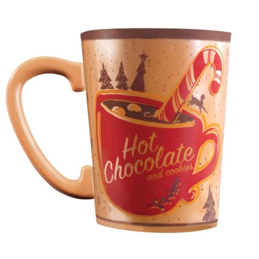 [08056607] 060190 PCB FEUILLES IMPRIMÉES HOT CHOCOLATE POUR MUG 25,35X11 CM 10PCES ***s/cd***