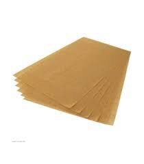 [24503904] ECRU SILICONEN PLAT PAPIER 260 X 260MM 100 VELLEN