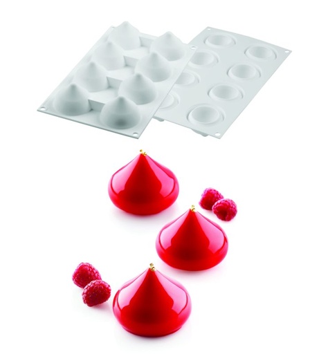 [51657275] SILIKOMART DROP MOLD 55 D54 H40MM
