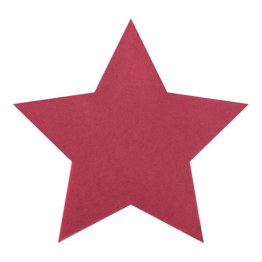 [08056449] 045687 PCB RASPBERRY STARS 4 DESIGNS 3.4X3.3-4.3X4.1-5.7X5.4-6.3X6 CM 120PCS ***S/CD***