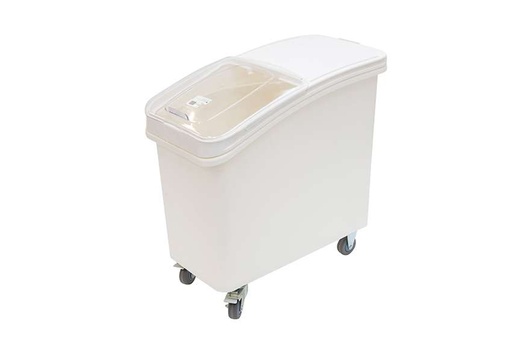 [50611120] WIT MEELBAK 100L OP WIELTJES=STUK