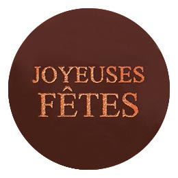 [08056723] 060473 PCB ROUND CN JOYEUSES FÊTES Ø 2 CM 176PCES ***s/cd***