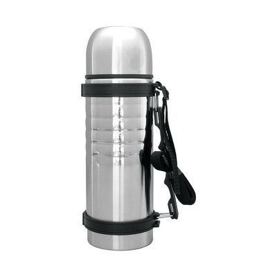 [57661215] UNBREAKABLE STAINLESS STEEL THERMOS 1.0L ADVENTURE SCREW-ON CAP - DOUBLE WALL STAINLESS STEEL