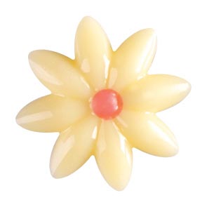 [08056533] PCB Madeliefjes WC Pink Heart ø 2 cm 176pces ***s/cd***