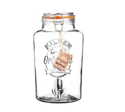 [57662048] KILNER 5L GLAZEN DRANKENDISPENSER MET KRAAN