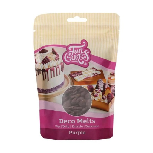 [70407290] FUNCAKES DECO MELTS PURPLE 250GR