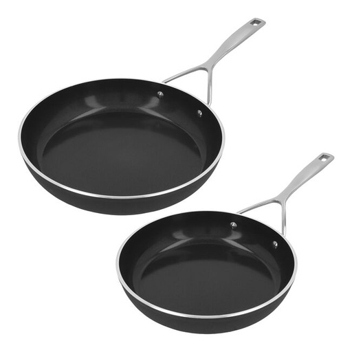 [60251323] DEMEYERE ALU PLUS 3 CERAFORCE SET VAN 2 PANNEN 24+28CM