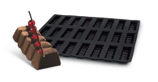 [70408391] FP1187 FLEXIPAN 60 x 40 cm – Rectangular portions 106 x 46 mm x 40 cm, 24 cavities, 10.6 x 4.6 cm, height 2.5 cm, volume 90 ml