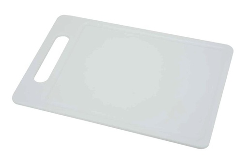 [70408004] WIT RECHTHOEKIGE SNIJKPLANK 38X26XH0.75CM