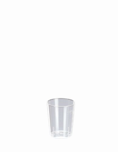 [44660244] PEKET REUSABLE PP LIQUOR GLASS 2CL 37XH42MM TRANSPARENT 50PCS