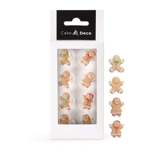 [08054176] 1039405 BONHOMME PAIN EPICE 2D EN SUCRE Ø 25MM  8 PCES
