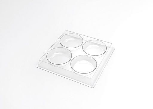 [08057623] 070520 PCB MOULES ENTREMETS INDIVID. PETITE TARTEPOUR 120 PIÈCES Ø 7,4 CM 30PCES ***S/CD***