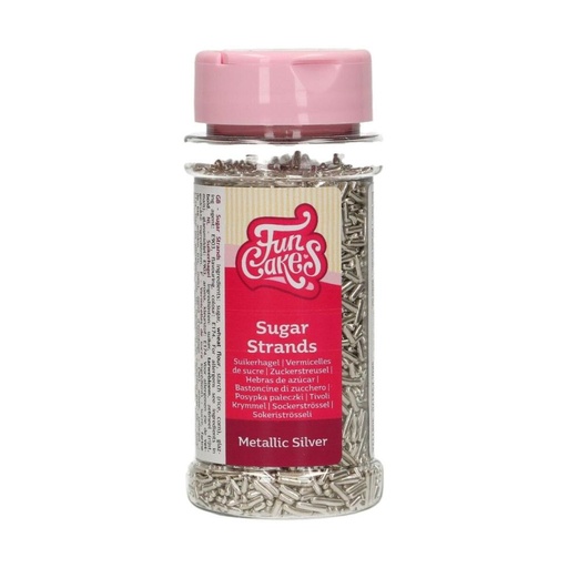 [08053226] FUNCAKES SILVER SUGAR VERMICELLI 80GR