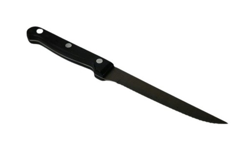 [57663911] PINTINOX COUTEAU STEAK 3 RIVETS MANCHE NOIR