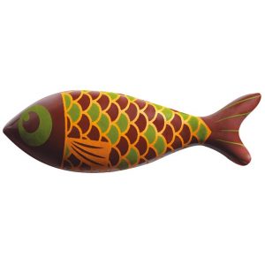 [08057002] PCB Golden FC Sardines 2 ontwerpen 6x2 cm 112pces ***s/cd***