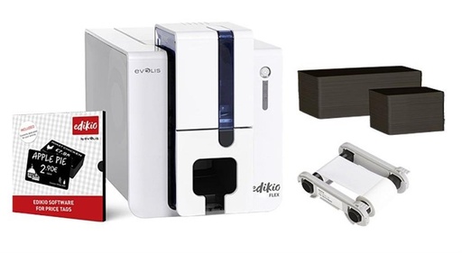 [57665001] EDIKIO IMPRIMANTE "FLEX" MULTI-FORMATS, SIMPLE FACE, USB & ETHERNET