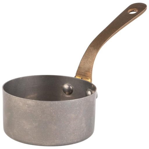 [60252109] APS POELON SAUCIER VINTAGE INOX-GOUD 7XH3.5CM-12CL