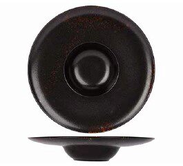 [60252237] PROOF ETNA BLACK/BROWN DEEP PASTA PLATE 30XH6CM - 5694001