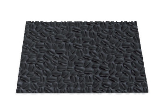 [70408663] SILIKOMART CARPET RELIEF COFFEE BEAN 250X185X6MM TEX 06
