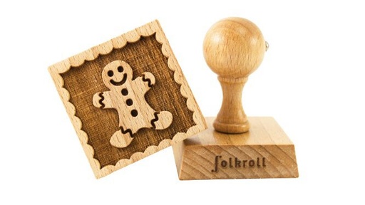 [55500101] FOLKROLL COOKIE VIERKANTE STEMPEL “PEPERKOEKMAN”