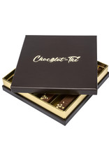 [60700662] LUXE DOOS BRUIN GOUD VOOR CHOCOLADE 14X14X3CM