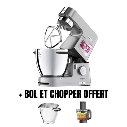[60509645] KENWOOD KCL95.004SI ROBOT COOKING CHEF XL 1500W + BOL ET CHOPPER OFFERT