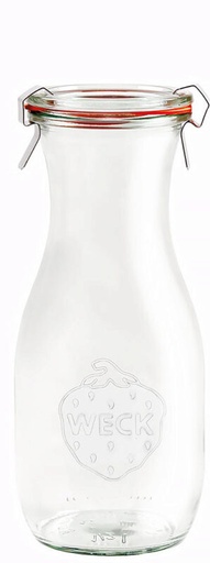 [56000572] WECK CARAFE A JUS VERRE Ø 60MM 530ML-4P COUVERCLE VERRE