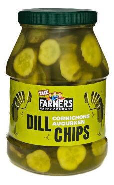 [05100008] THE FARMERS CORNICHONS TRANCHES DILL CHIPS 2400ML