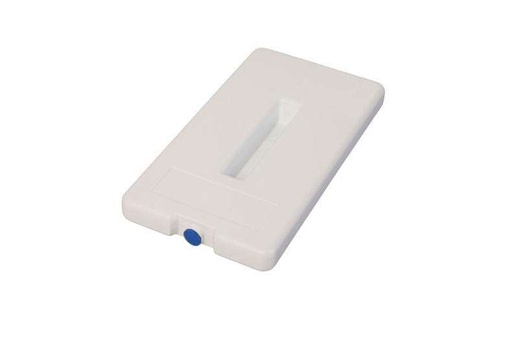 [54101074] WHITE EUTECTIC PLATE GN1/3 32.5X17.6CM -12C° BLUE CAP