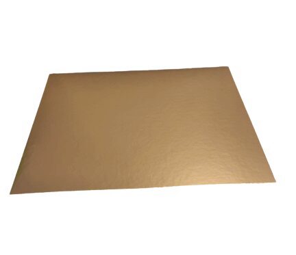 [25100048] RECTANGULAR GOLD CARDBOARDS 60 X 40CM **10PCS** FOST+ INCLUDED