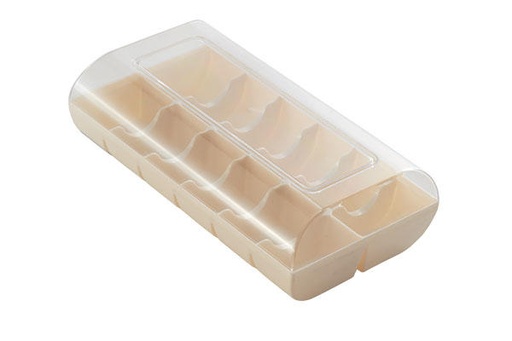 [70407626] MACADO WIT DOOS VOOR 12 MACARONS  PAK VAN 10 STUKKEN