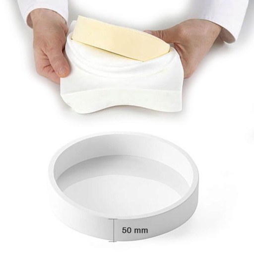 [51761121] SILIKOMART RONDE SILICONEN TORTAFLEX VORM Ø 200MM HT 50MM VOLUME 1563ML