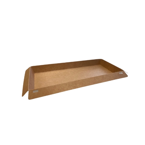 [41802325] FOND BOITE PATISSIERE LUXIPACK CARTON KRAFT 22,6X10,5X2CM VENTILÉ 240PCS***S/CDE***