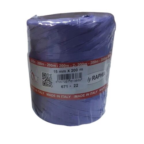 [70410314] POLY RAPHIA 15MM X 200M POURPRE R22