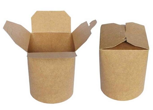 [53533110] KRAFT PASTA CONES 760ML 9.5X9.5XHT9.5CM PACK OF 25 PCES