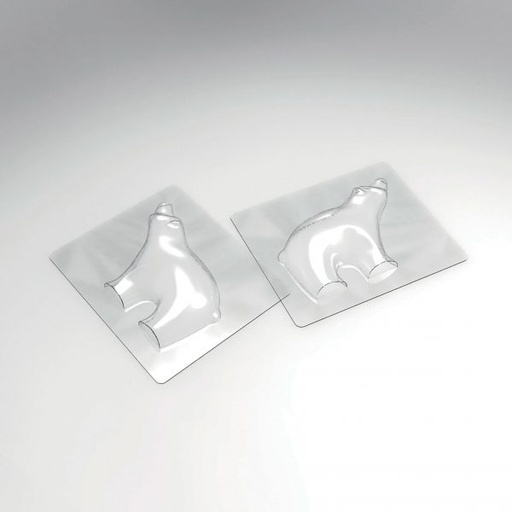 [08057279] 065090 PCB-MALLEN BEER OP IJSVLOK VOOR 5 STUKS 12X8,8 CM 10 STUKS ***S/CD***