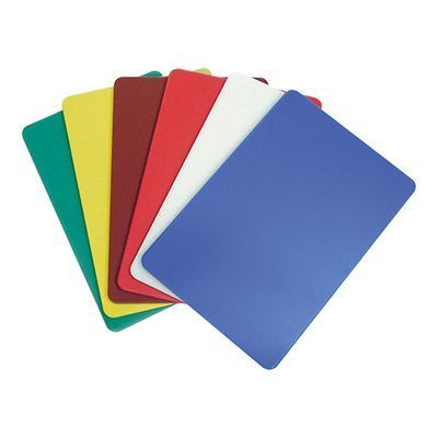 [57660583] CATERCHEF SET DE 6 PLANCHES POLY 35X24X1CM DIVERS COLORIS S/RIGOLE