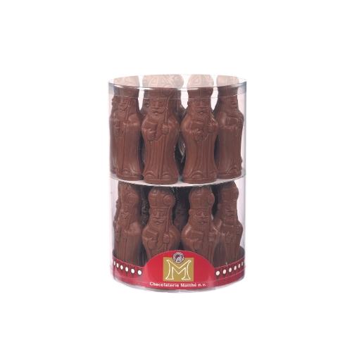 [15030681] SINT NICOLAAS HOLLE MELKCHOCOLADE 15CM 30X50GR IN TUBO