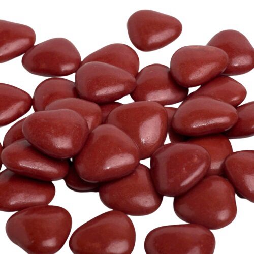 [70407583] +VANPARYS DRAGEE MINI COEURS CHOCOLAT ROUGE NOEL1 KG