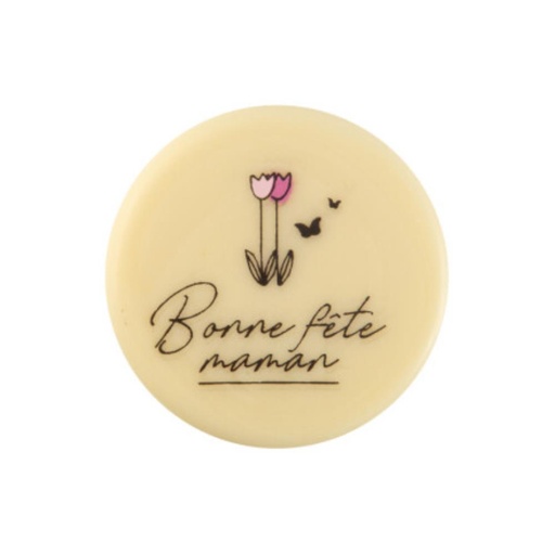 [08030896] 2010608 ROUND BONNE FÊTE MAMAN 3.8CM 120PCS***S/CD***