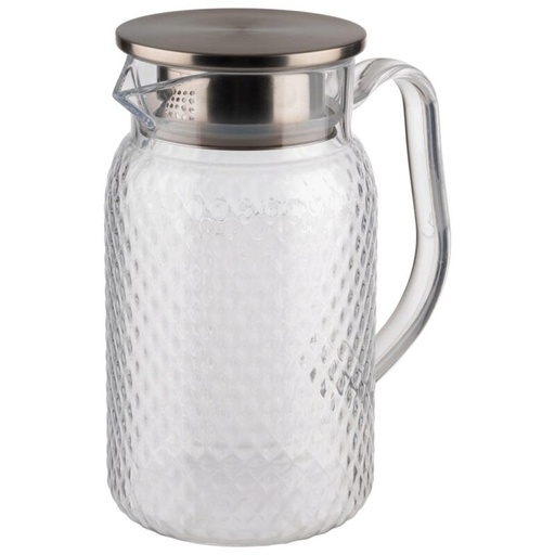 [60252106] APS PICHET-BROC POLYCARBONAAT 1.8L MET FILTER & SEAL-ROESTVRIJSTALEN DEKSEL