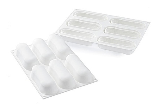 [51657183] SILIKOMART ECLAIR VORM 129 X 40MM H 35MM VLUCHT 140ML CURVEFLEX