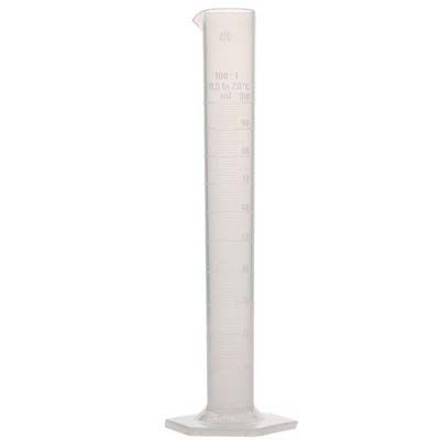 [52901250] PLASTIEK GEGRADUEERD REAGEERBUISJE 100ML