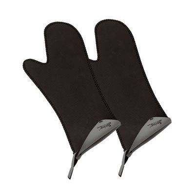 [62250428] LENTE SET VAN 2 LANGE HANDSCHOENEN ZWART/GRIJS -40°+250°C