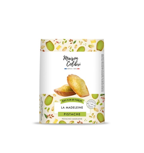 [11010433] COLIBRI MADELEINE PISTACHE PUR BEURRE 175GR 7X175GR