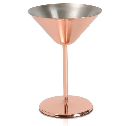 [71400018] VERRE A COCKTAIL CUIVRE Ø12CM H17,5CM 20CL